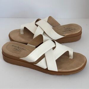 Kim Rogers Ultra Comfort Technology Slide Sandals Size 11M